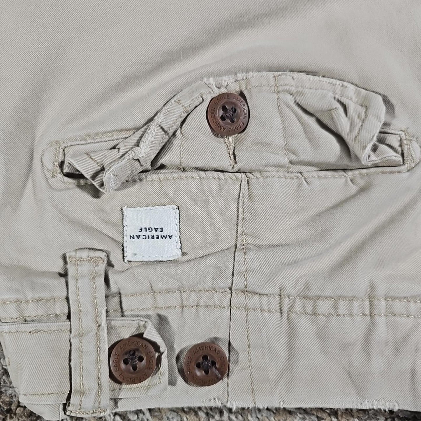 American Eagle Flex Cargo Shorts Sz 28