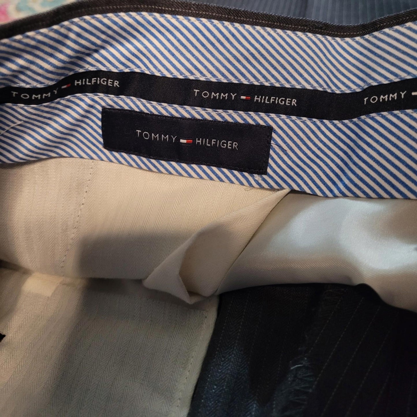 Tommy Hilfiger Mens 100% Soft Wool Suit Pants slacks 38/30
