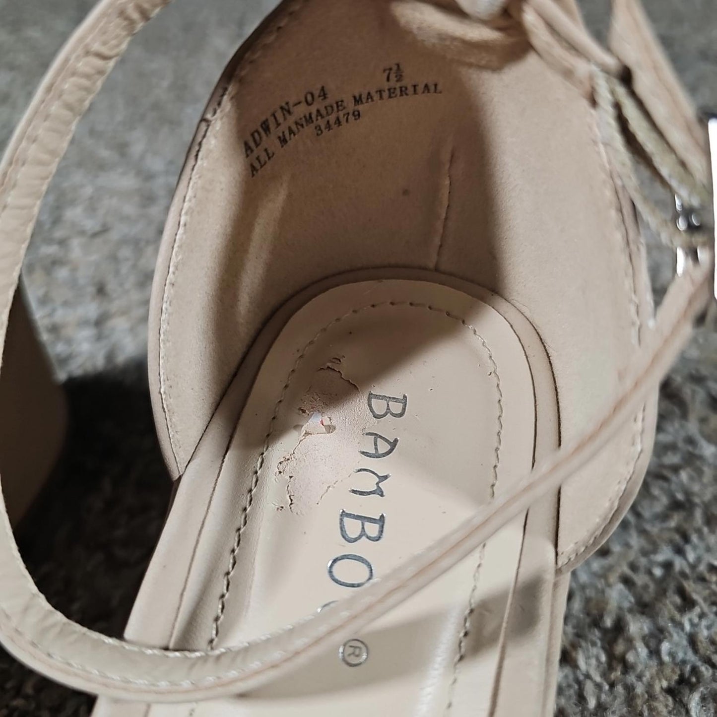 Bamboo Adwin-04 Womens 7.5 shoes