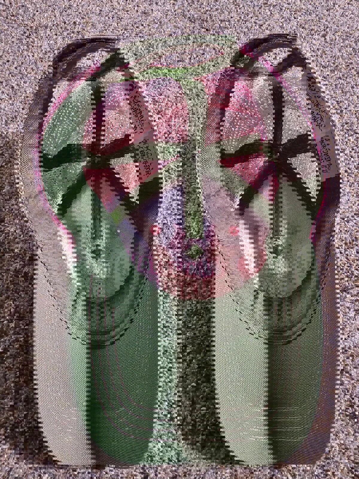 Women's Whitetails Unlimited Embroidered Pink Green Hat