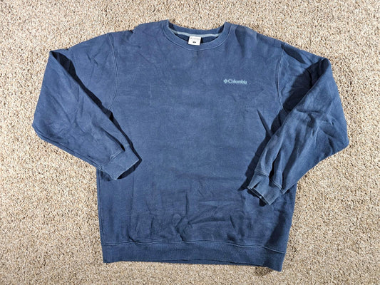 Columbia Mens Sweater Blue Sz L Casual Pullover Long Sleeve