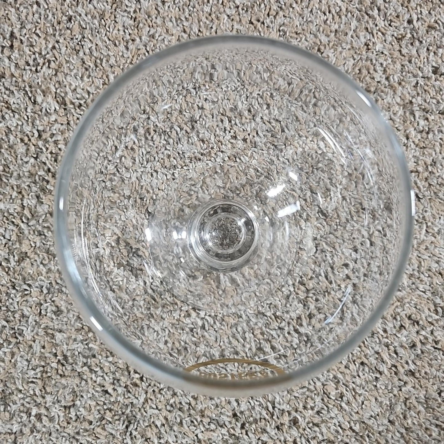 dave & busters large snifter bowl glass