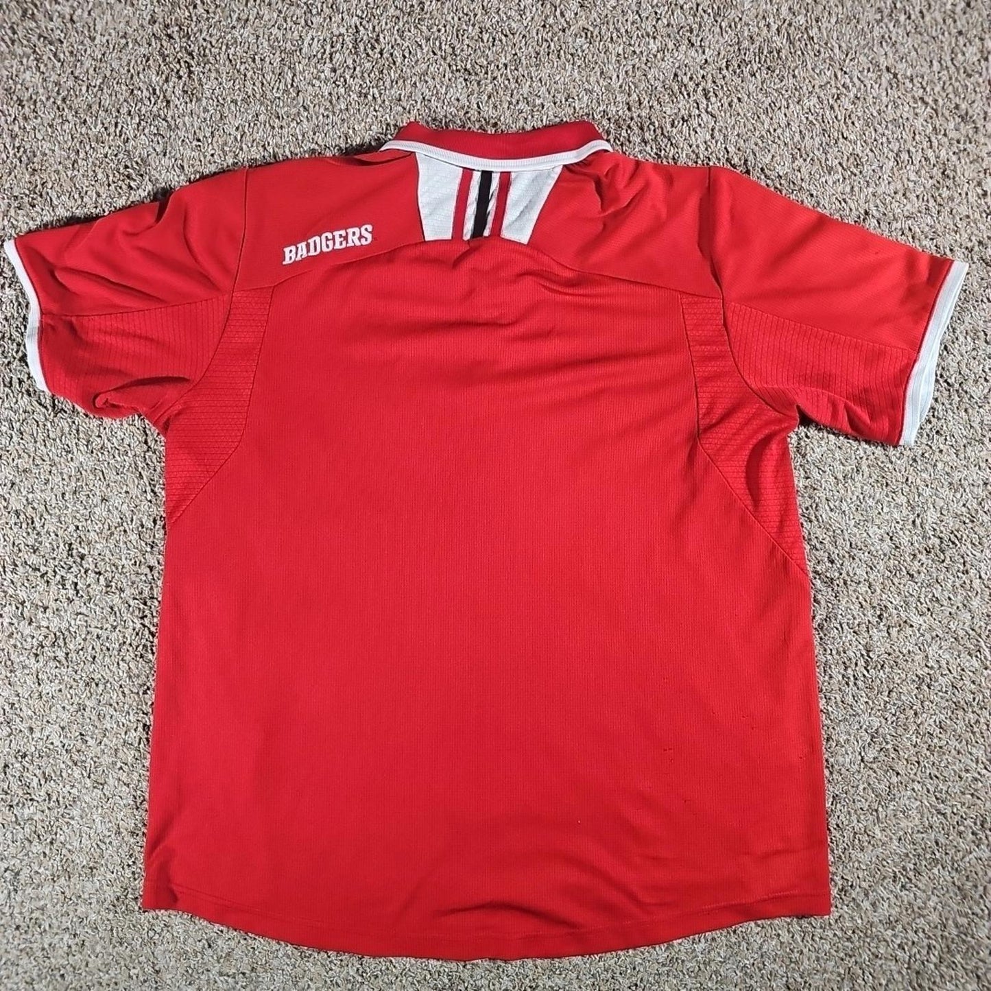 Adidas Climalite XL Wisconsin Badgers Polo