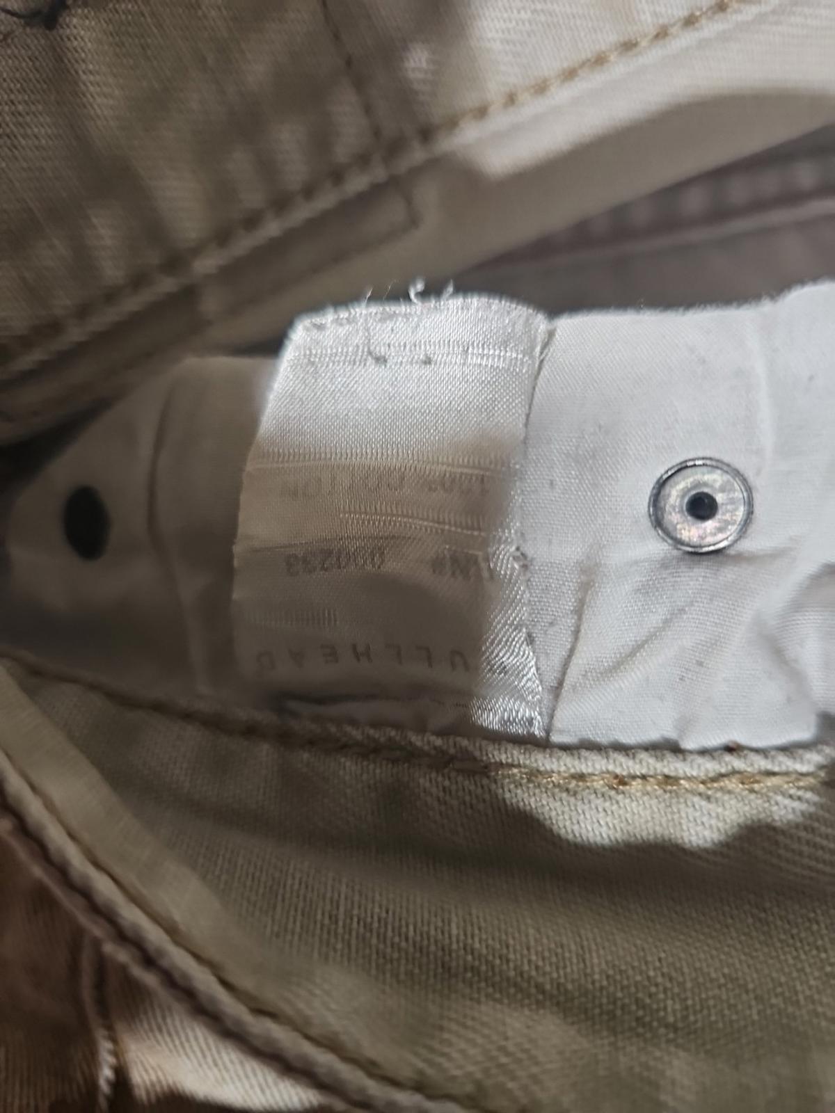 Bullhead Gravels Slim Khaki Washed Jeans Approx 30x30