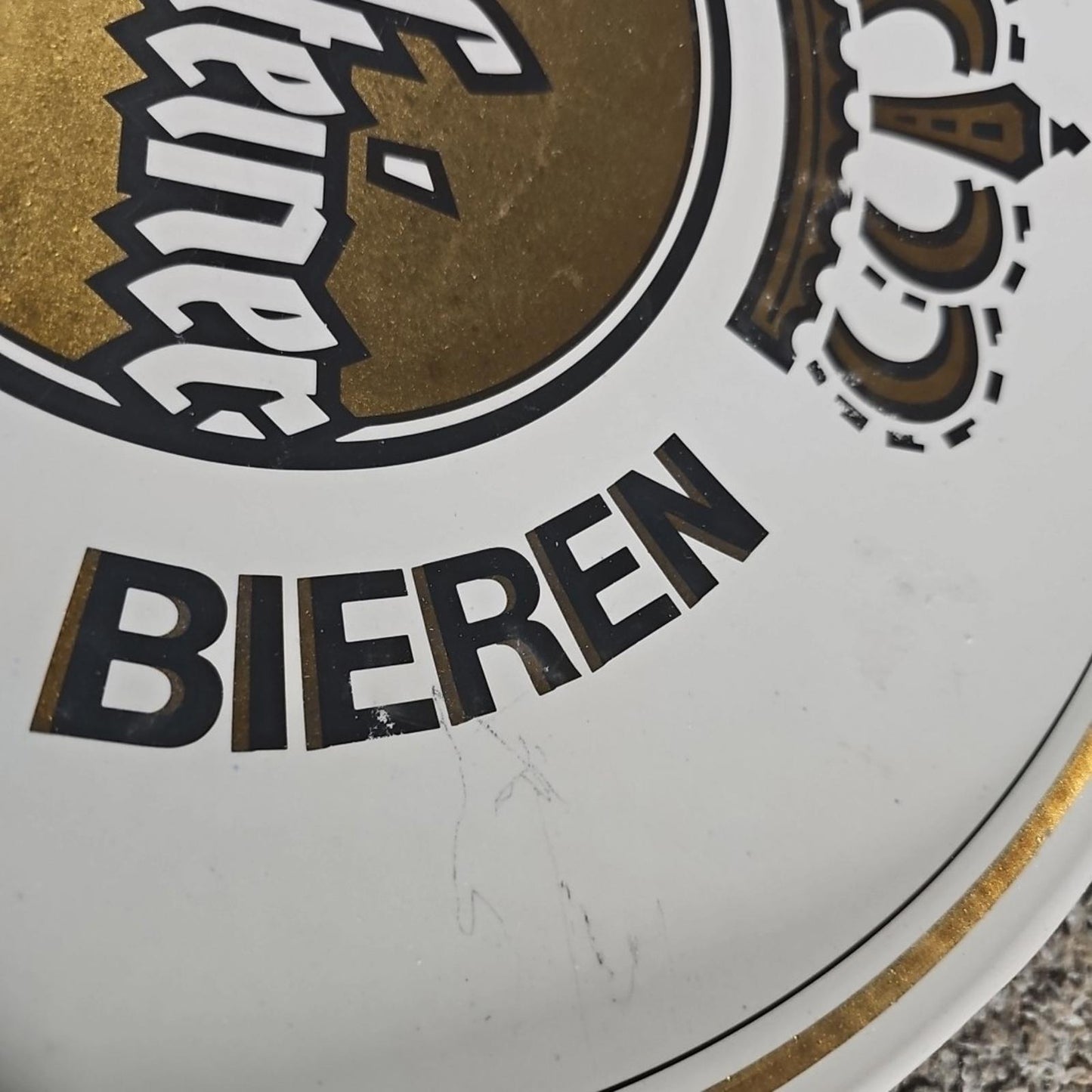 Vintage Warsteiner Germany Premium Beer Rastal Wall Plate Bar Pub Advertising