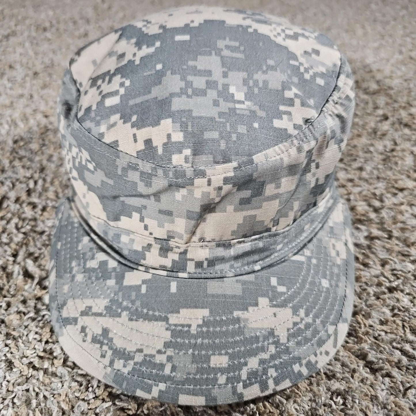 US Military Issue Army Uniform ACU Camo Patrol Hat Cap 6-3/4