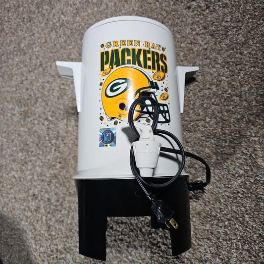 Vintage Green Bay Packers Regal 20 Cup Percolator Electric Coffee Maker Tailgate