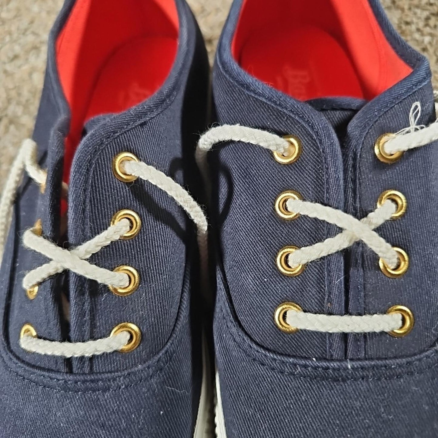 G.H. Bass & Co Dock Boat Shoes 8M Blue