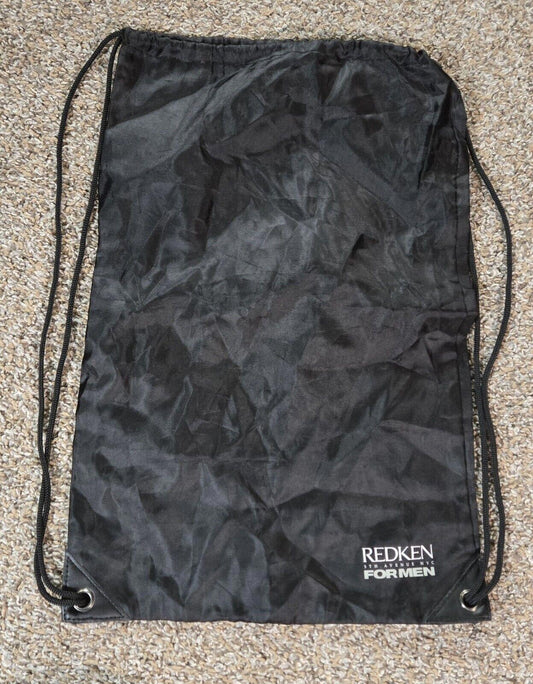 Redken For Men Drawstring Bag In Black One Size