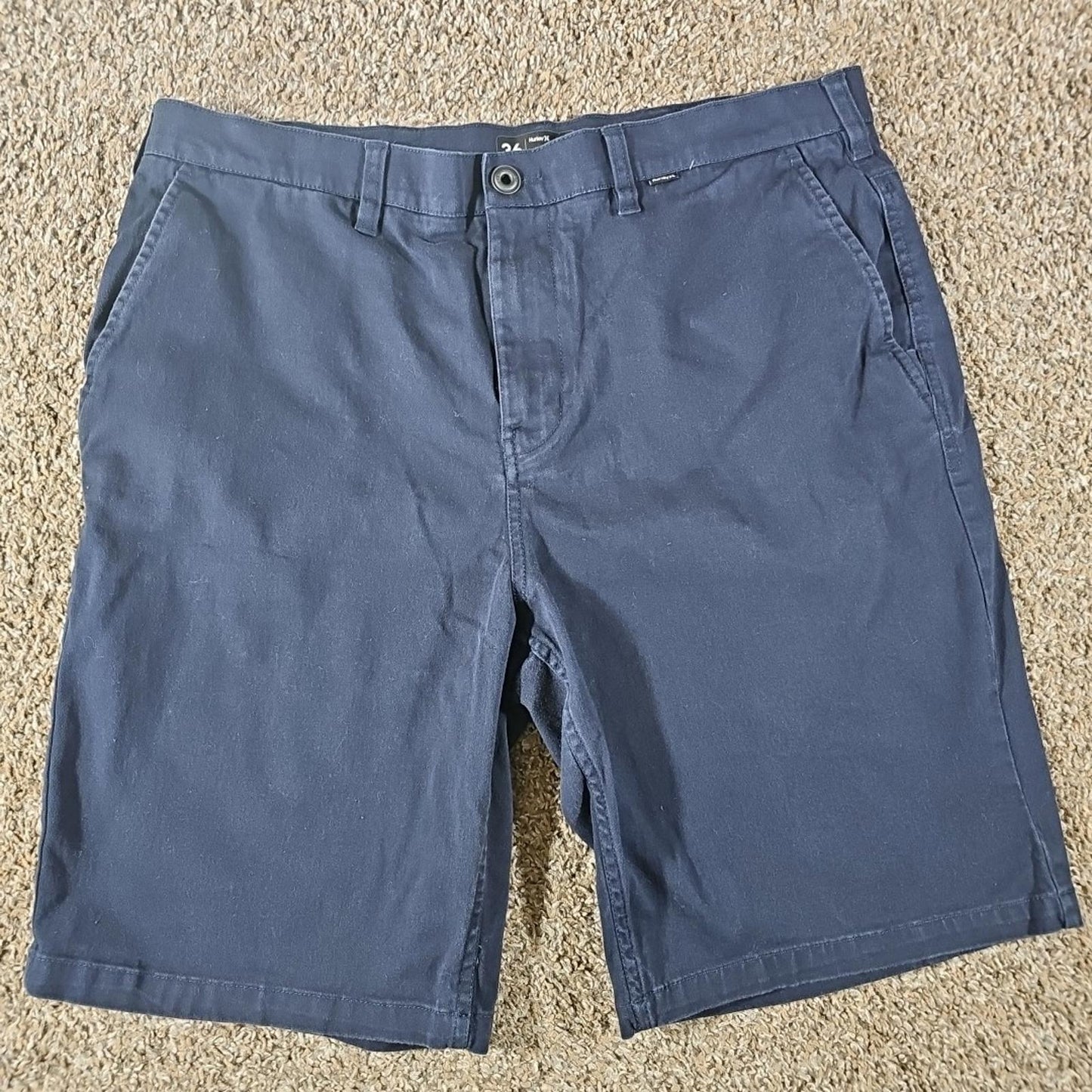 Hurley Sz 36 Navy Blue Shorts