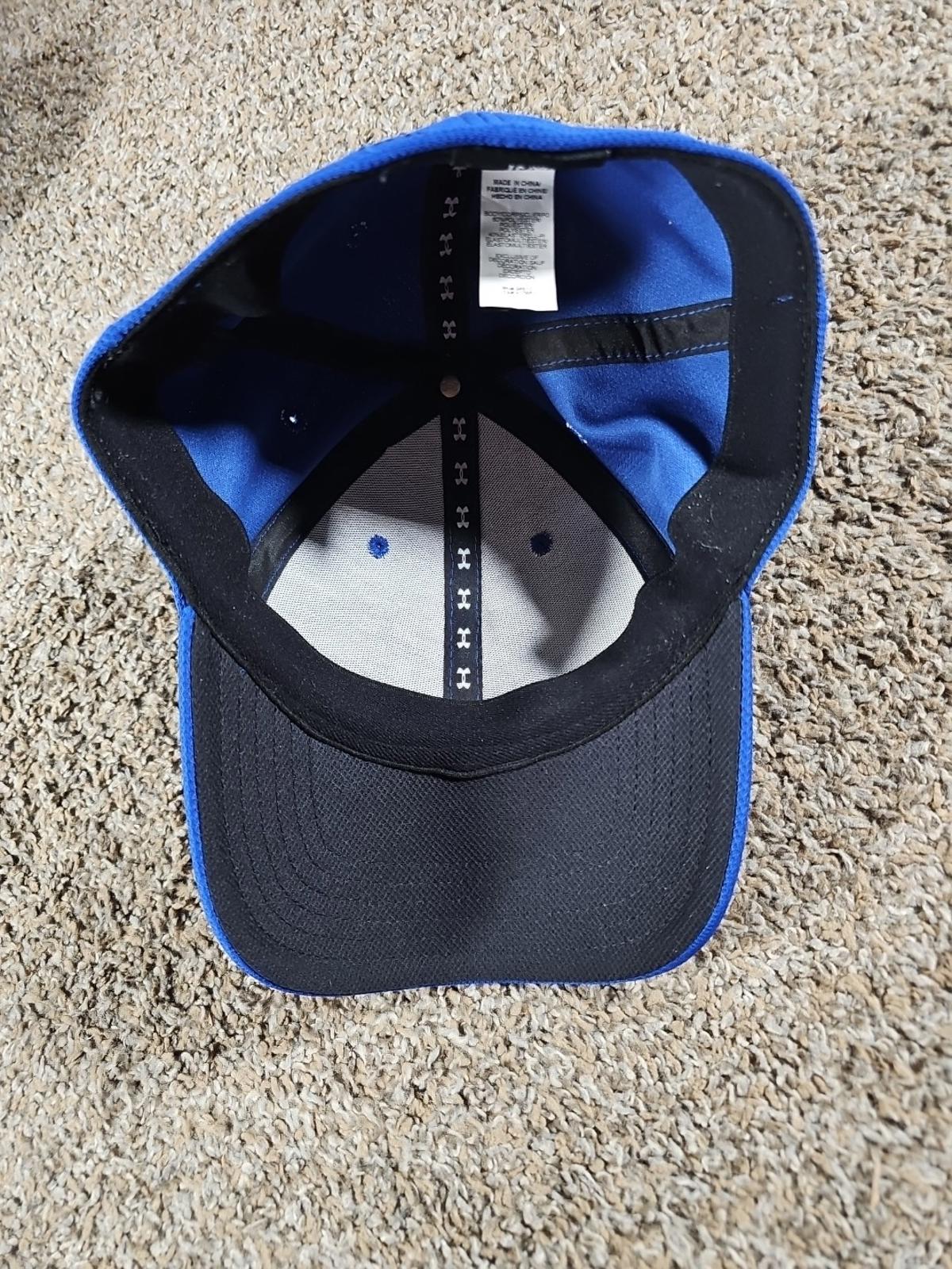 Under Armour Blue Fitted Hat L/XL