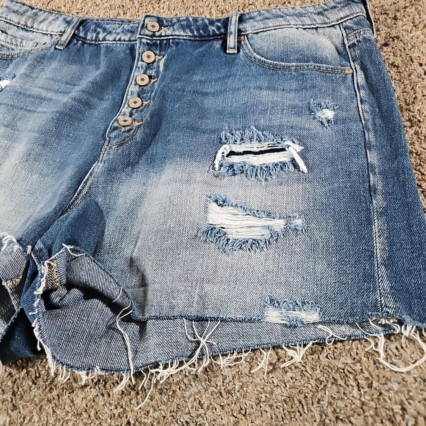KanCan Los Angeles Destroyed Cutoff Jean Shorts 3XL