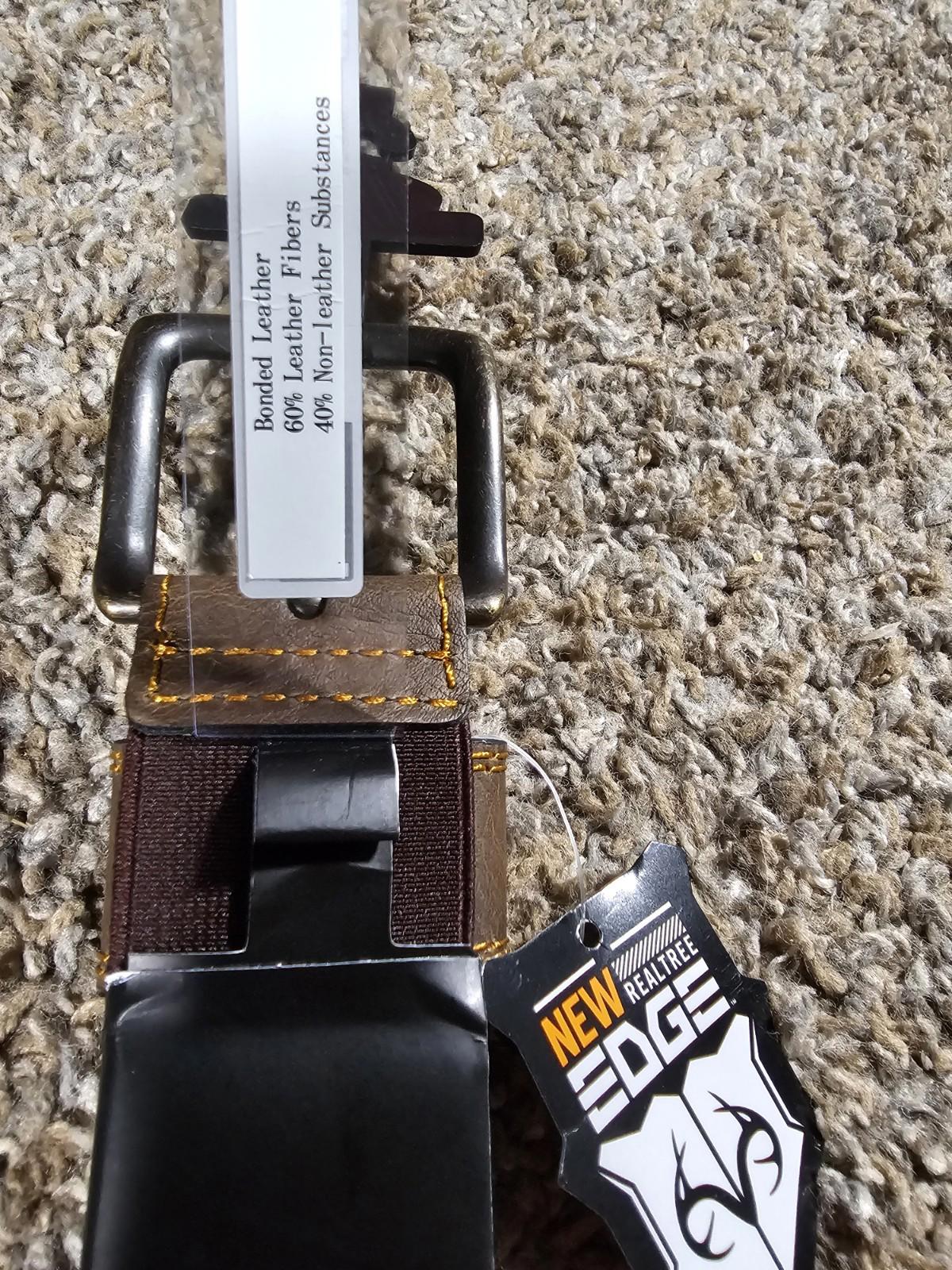 Realtree bonded leather camo belt XL 42-44 NWT