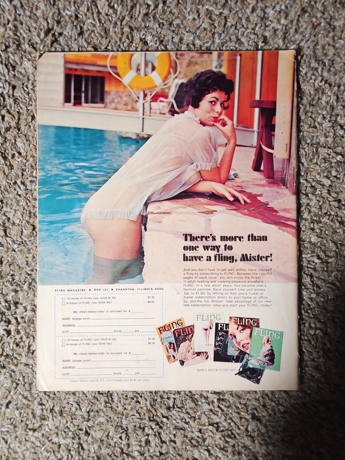 Fling Magazine March 1967 Jayne Mansfield