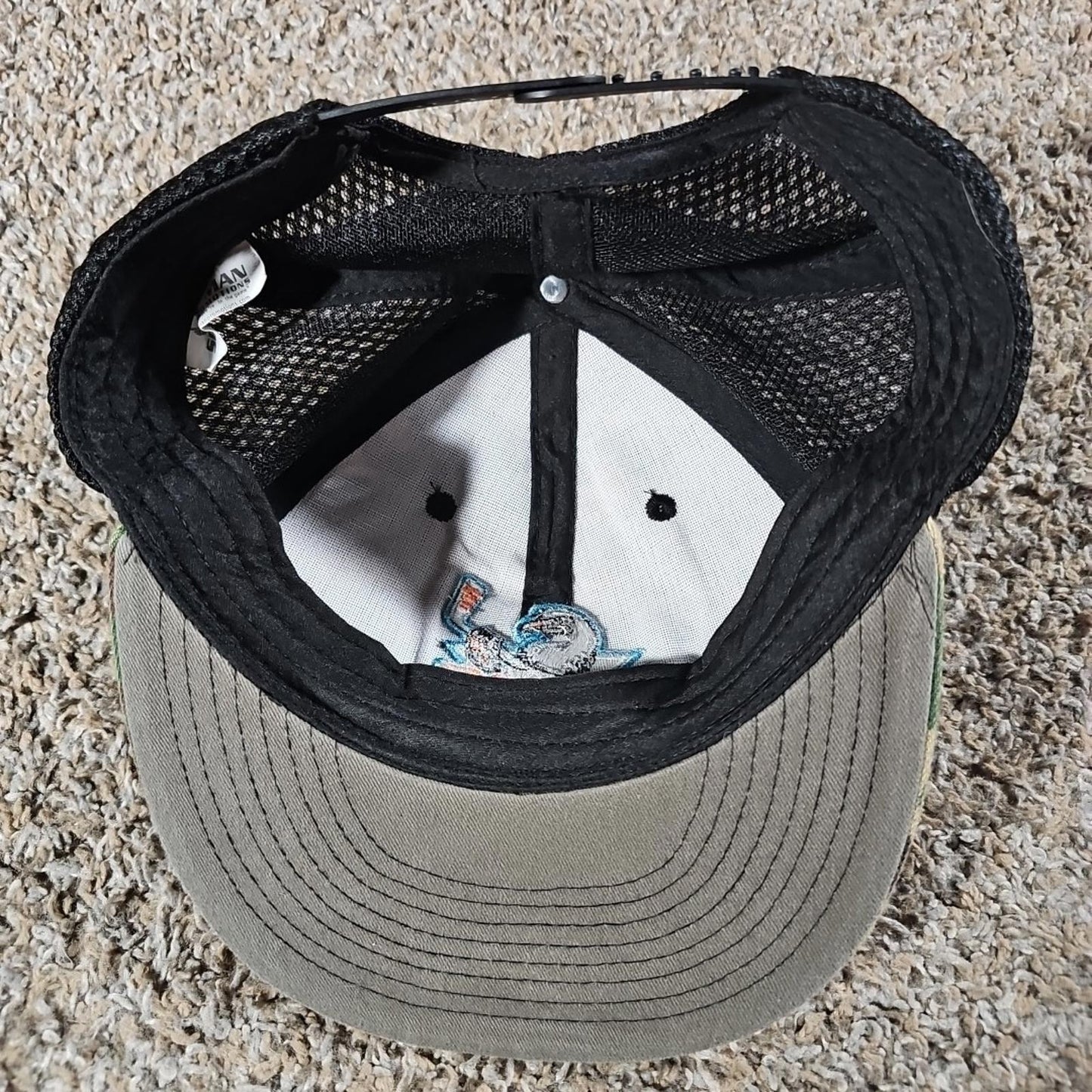 SAN DIEGO GULLS HOCKEY GREEN CAMO MESH BACK HAT OSFM