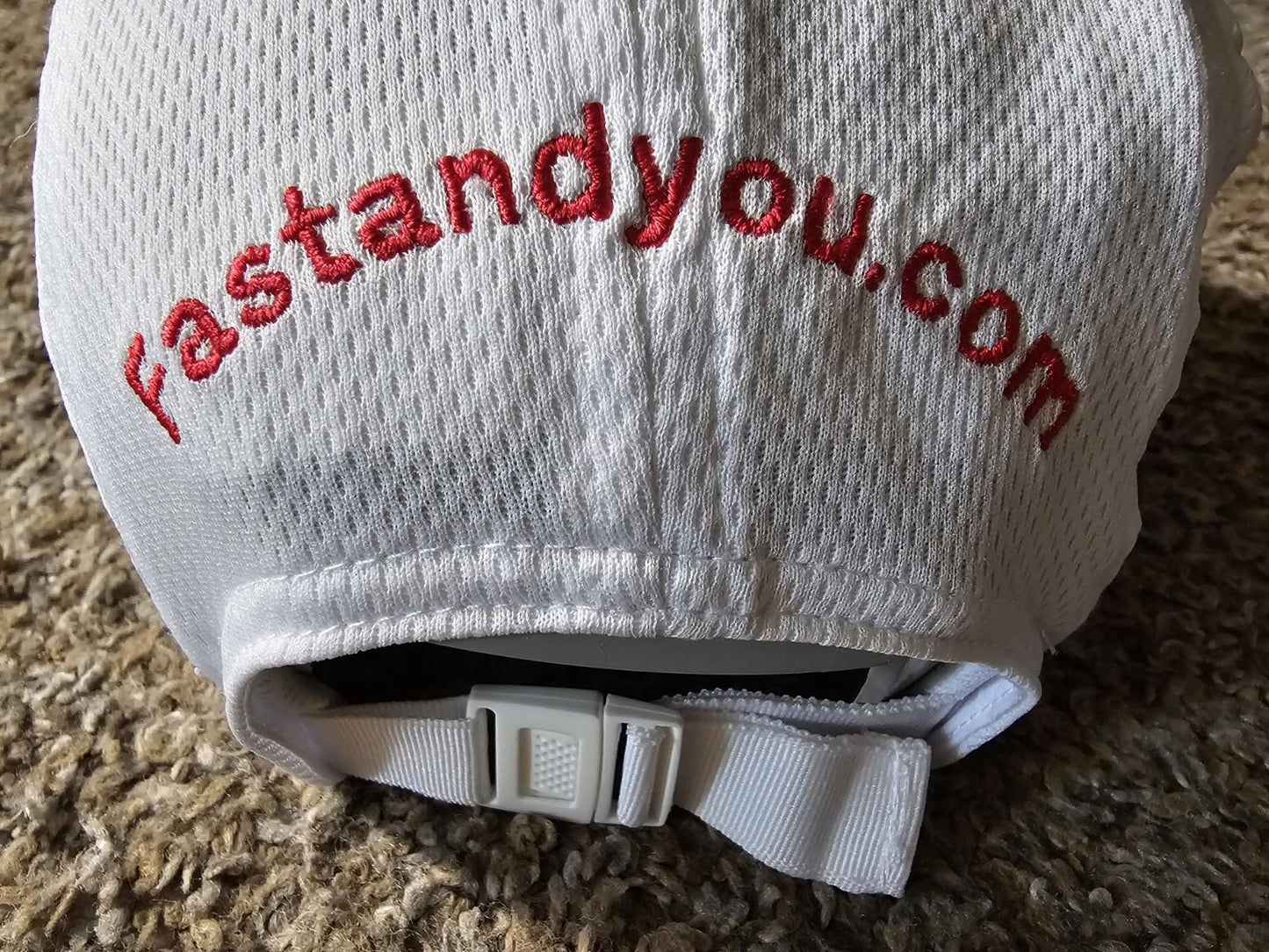 FAST Slideback 5 Panel Hat White One Size Solid Headsweats