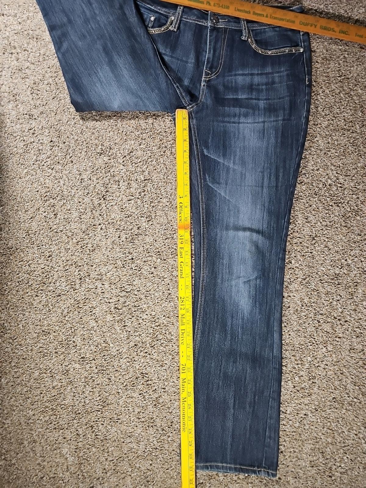 Earl Jean Sz 10 Flap Back Pockets
