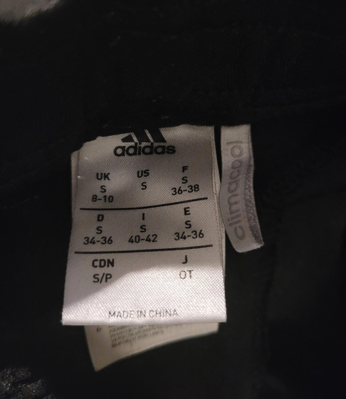 S Adidas track sweatpants missing drawstring fabric pulls