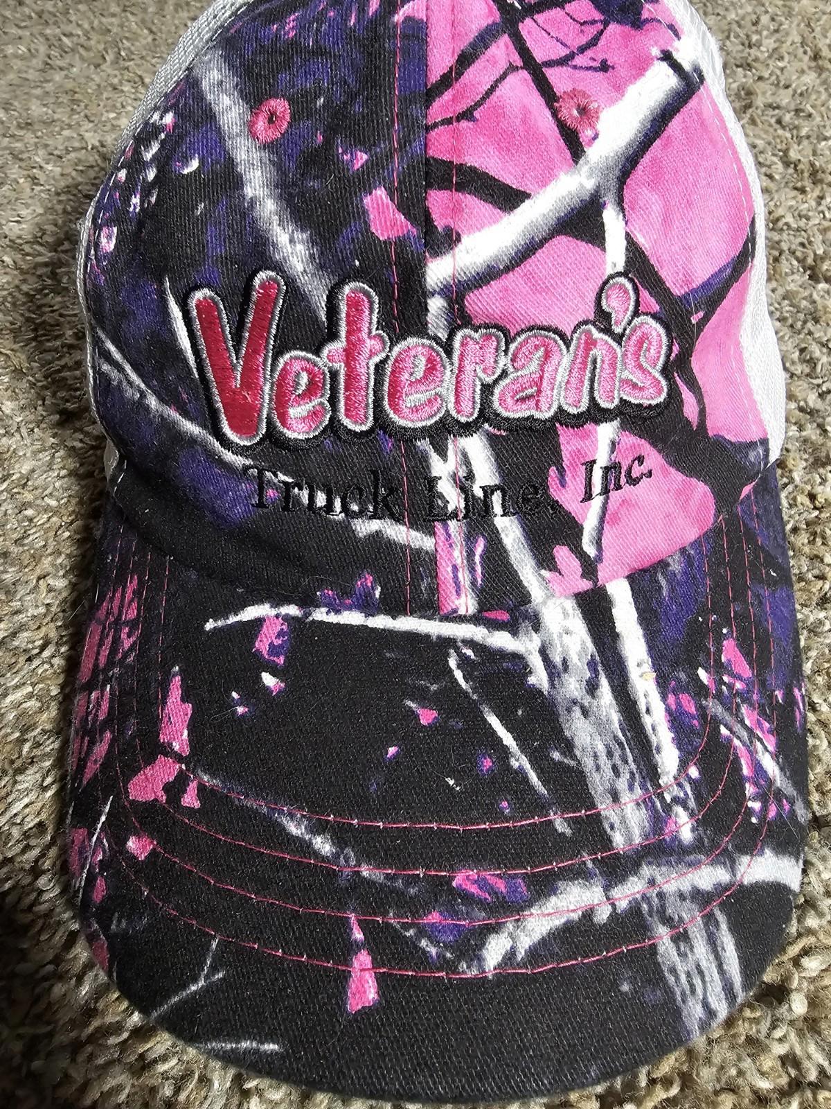 Veteran's Truck Line Inc Pink Mudd Camo Hat