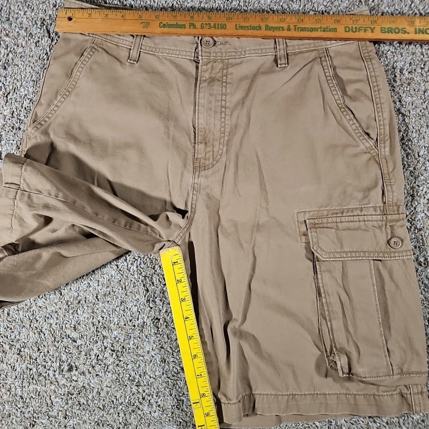 Levi Strauss Signature Gold Cargo Shorts Sz 36