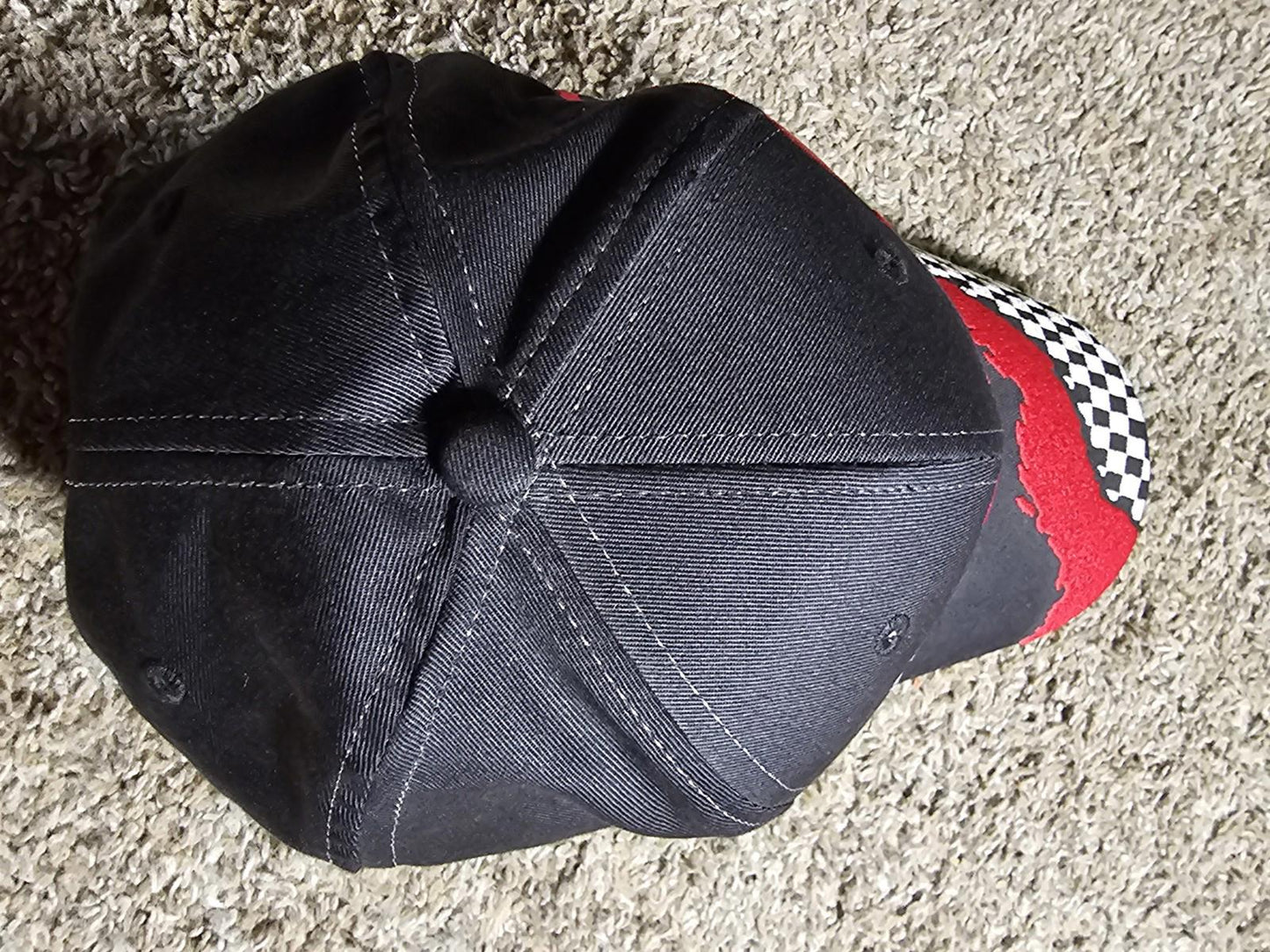 Peterbilt Wisconsin Nissun strapback hat Checkered Flag