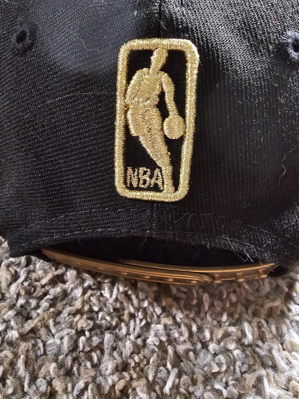 New Era Black Milwaukee Bucks Black & GOLD Logo 9FIFTY