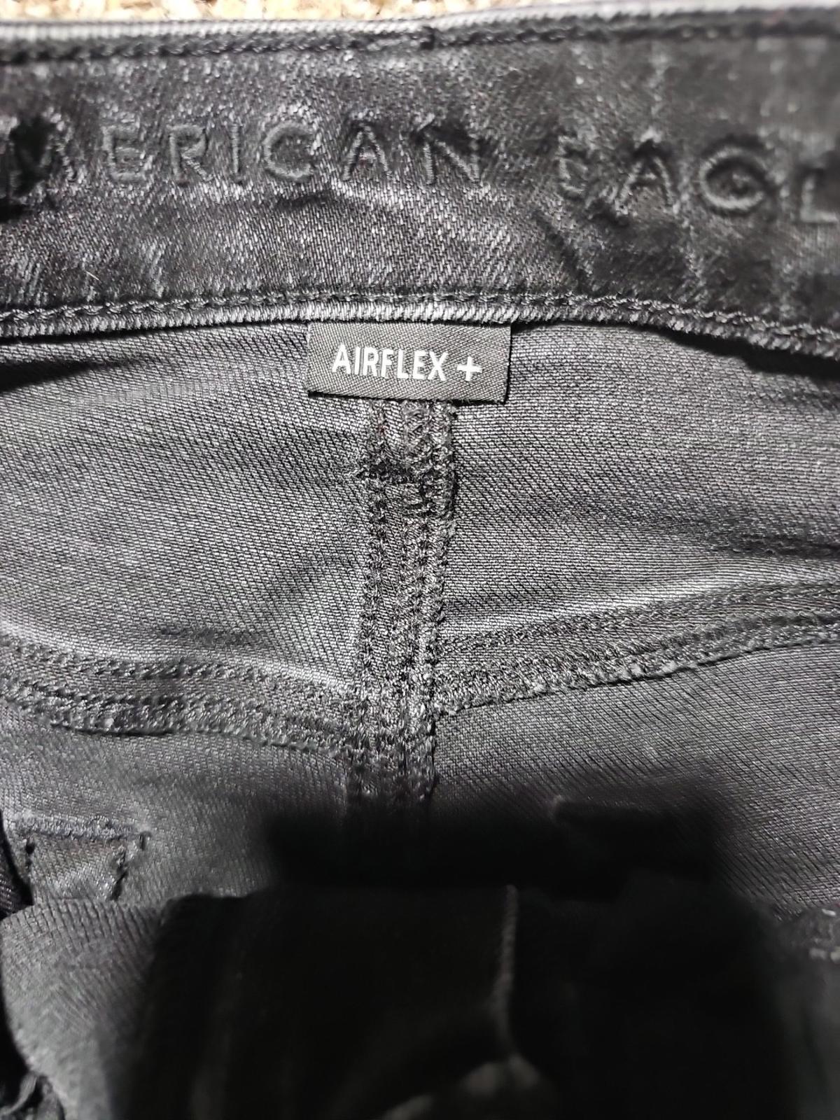 American Eagle Jeans Men's 28x30 Black Airflex+ Distressed
