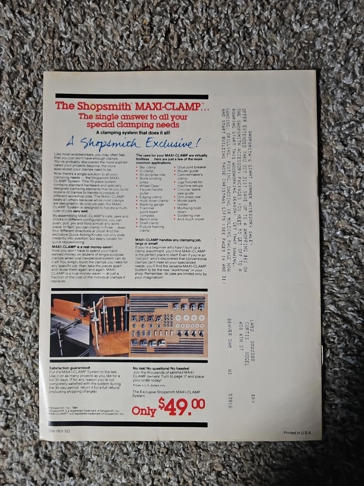 Hands On Home Workshop Magazine Sep/Oct 1984