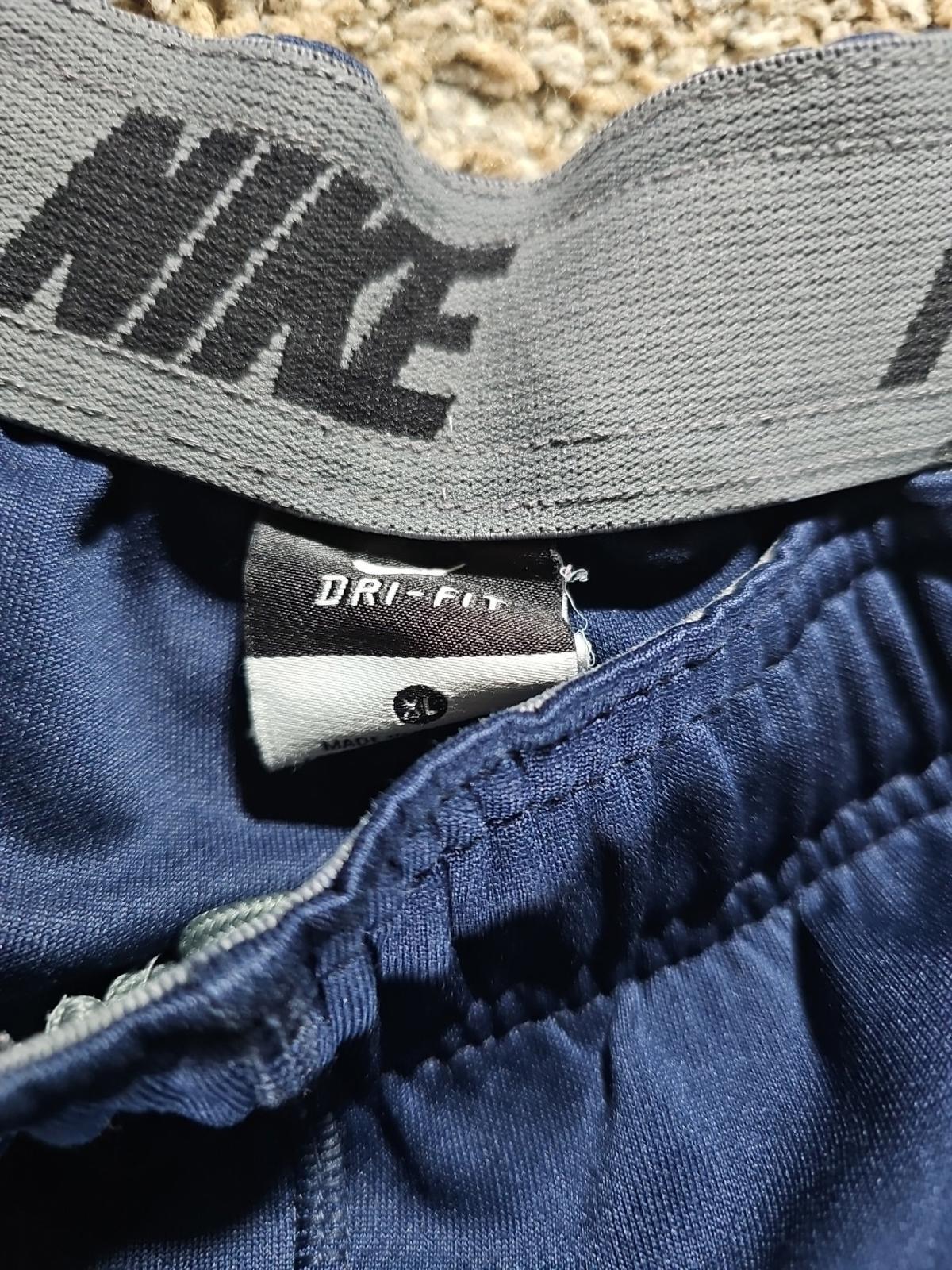 Nike Dri-Fit XL Blue Gold Athletic Pants