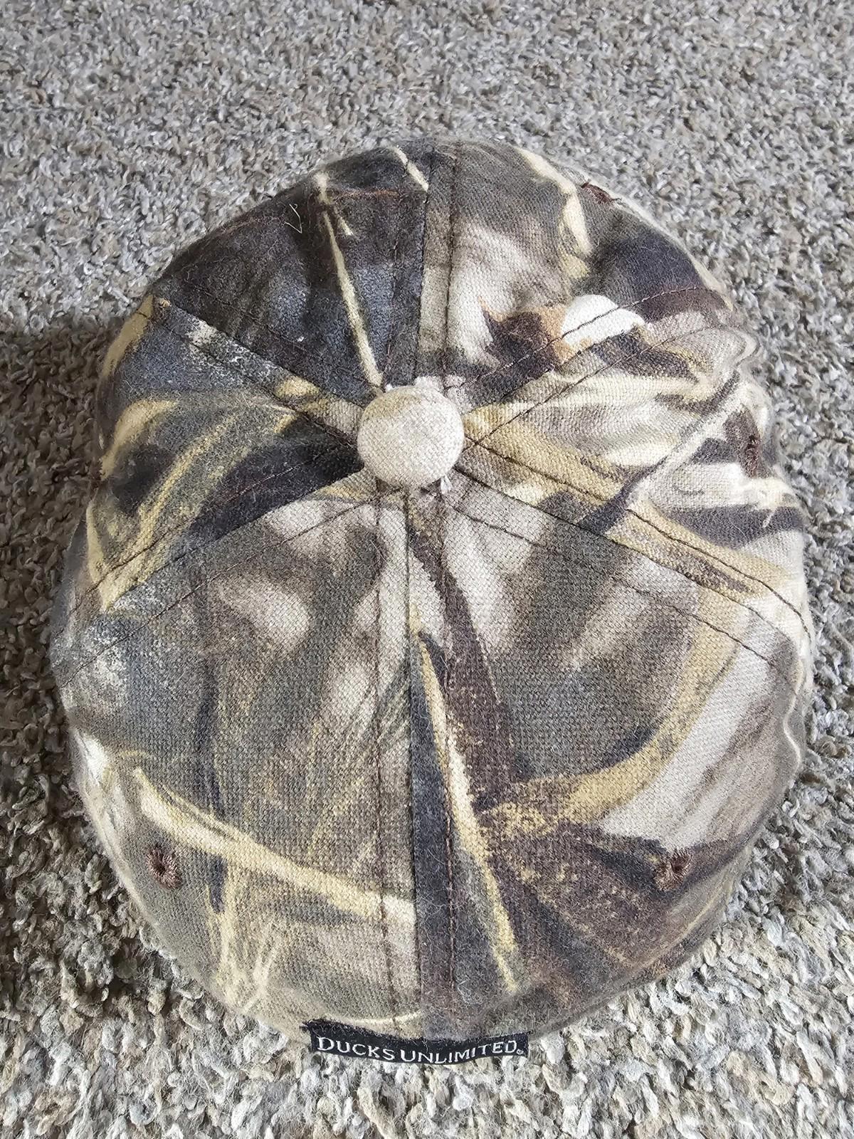 Ducks Unlimited Grass Camo Strapback Hat