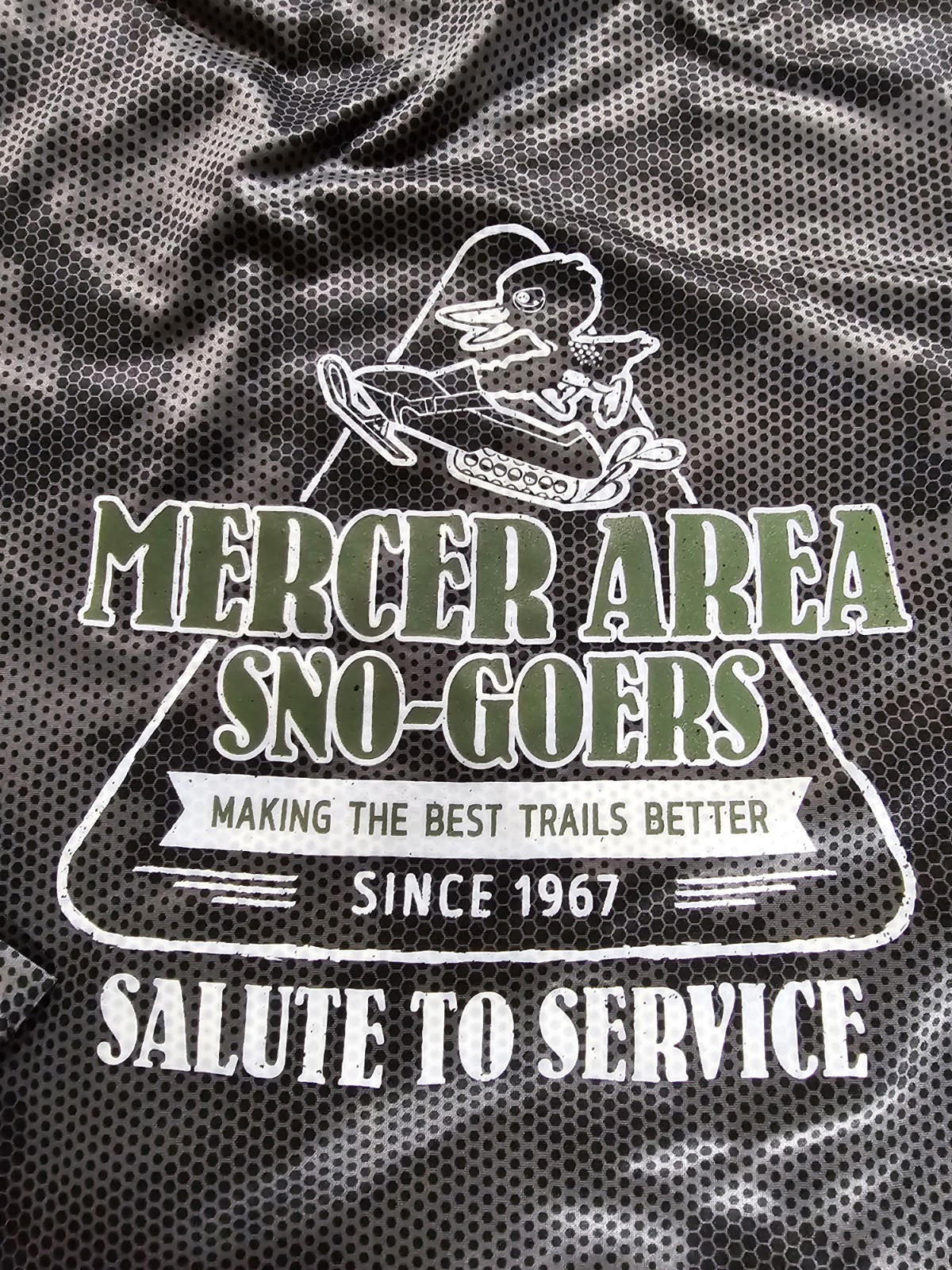Mercer Area Sno-Goers Salute To Service Hoodie S