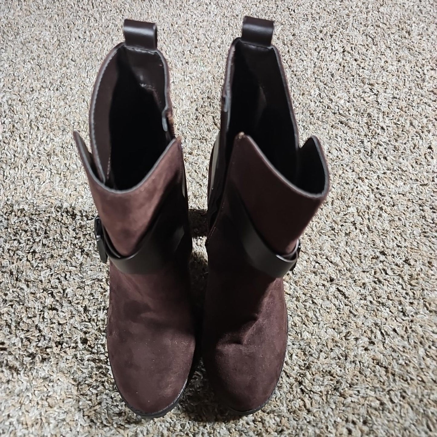 Apt. 9 Defined Comfort Manager Brown 6½ Faux Suede Boots