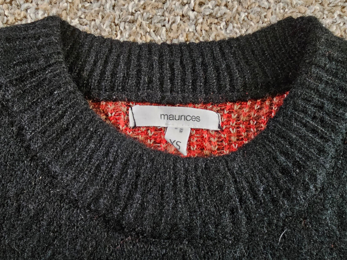 Maurices Womens XS Acrylic Blend Pullover Sweater