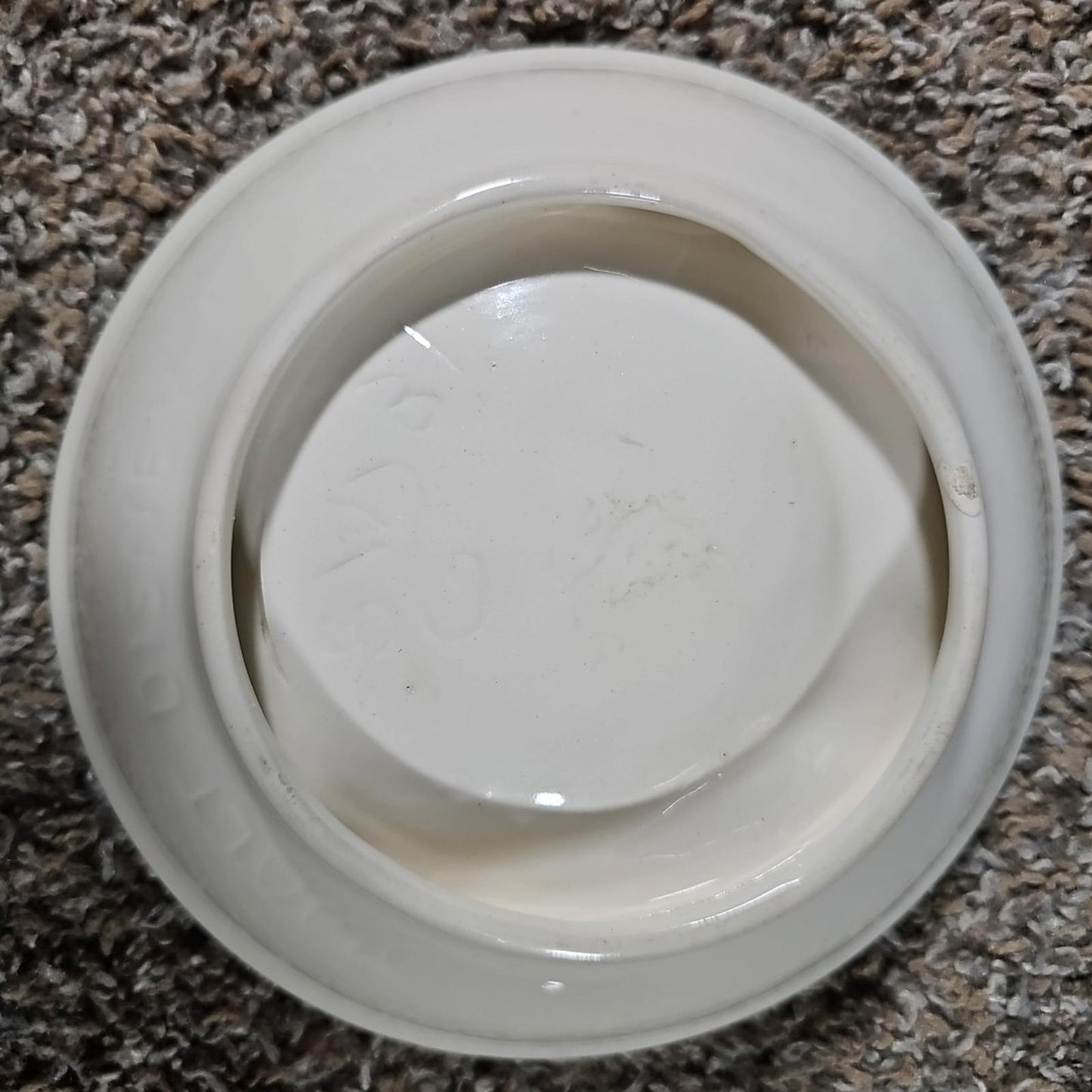 Vintage Mickey Mouse Hand Painted Pottery Plate Bowl Walt Disney Production 1981
