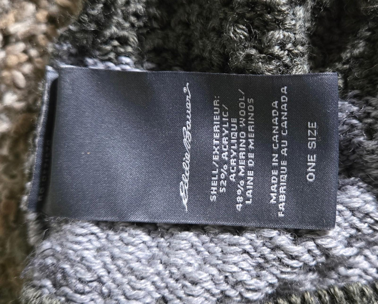 Eddie Bauer Merino Wool blend winter hat beanie