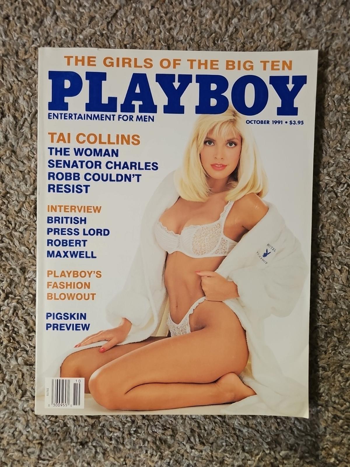 Playboy October 1991 College Girls of the BIG TEN Tai Collins