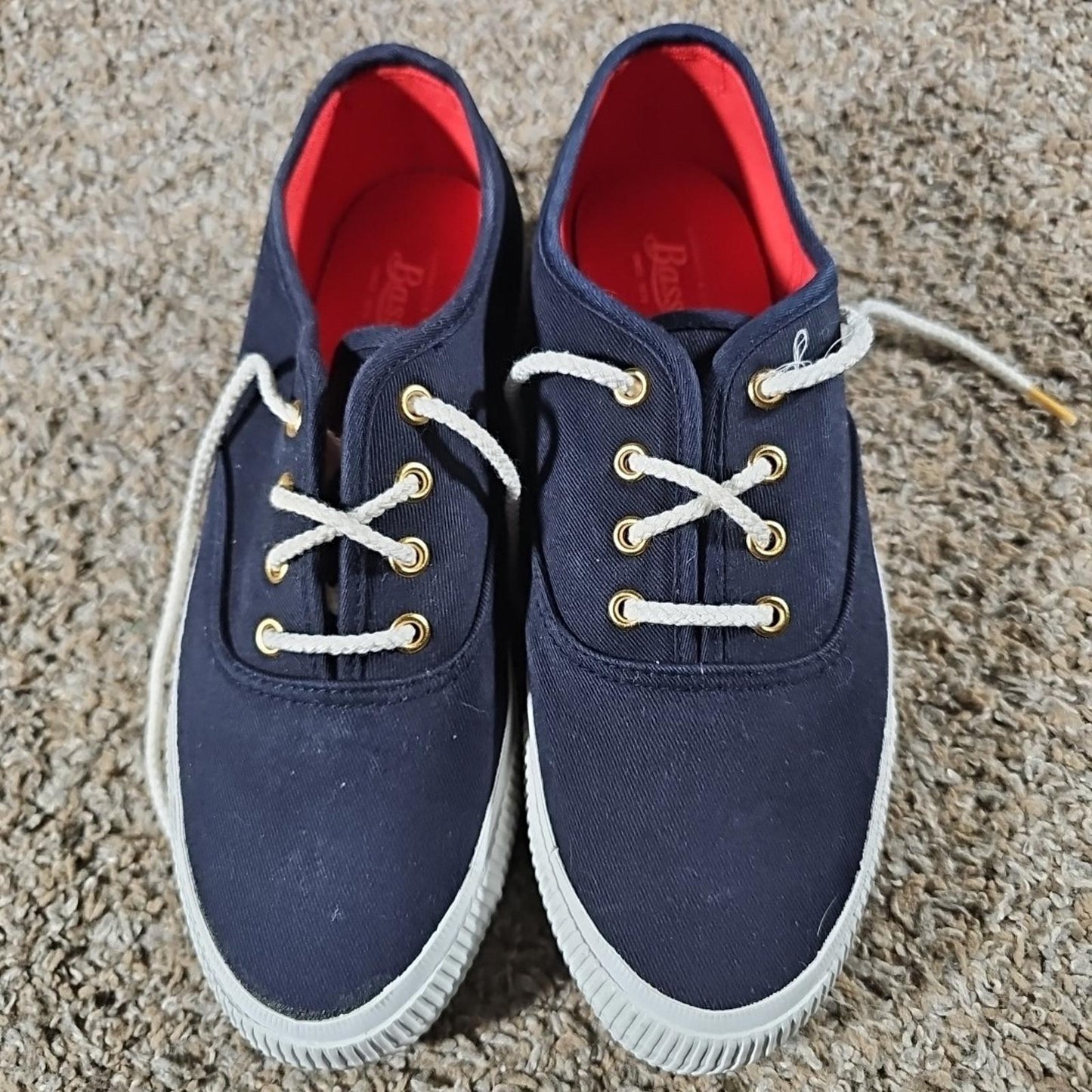 G.H. Bass & Co Dock Boat Shoes 8M Blue