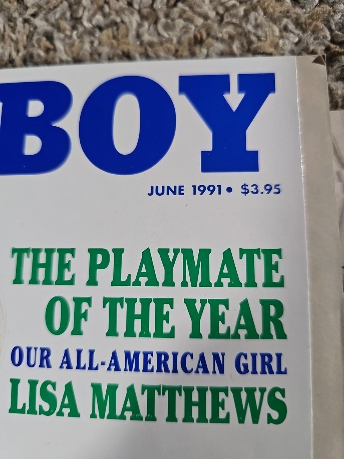 Playboy Magazine June 1991 Lisa Matthews Playmate of the Year Missing Pages