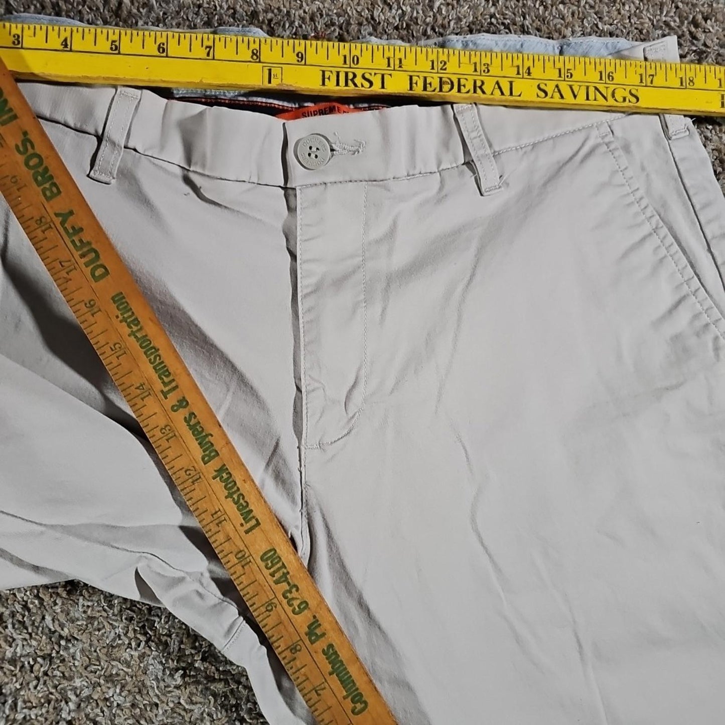 Dockers Supreme Flex Ultimate Short Sz 38 Beige Shorts