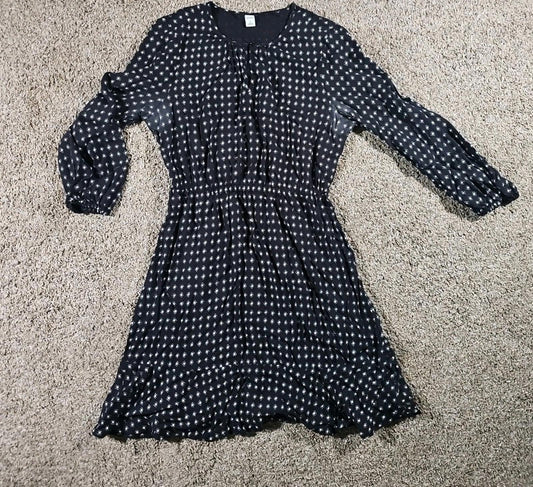 Old Navy Medium LS Black Dress