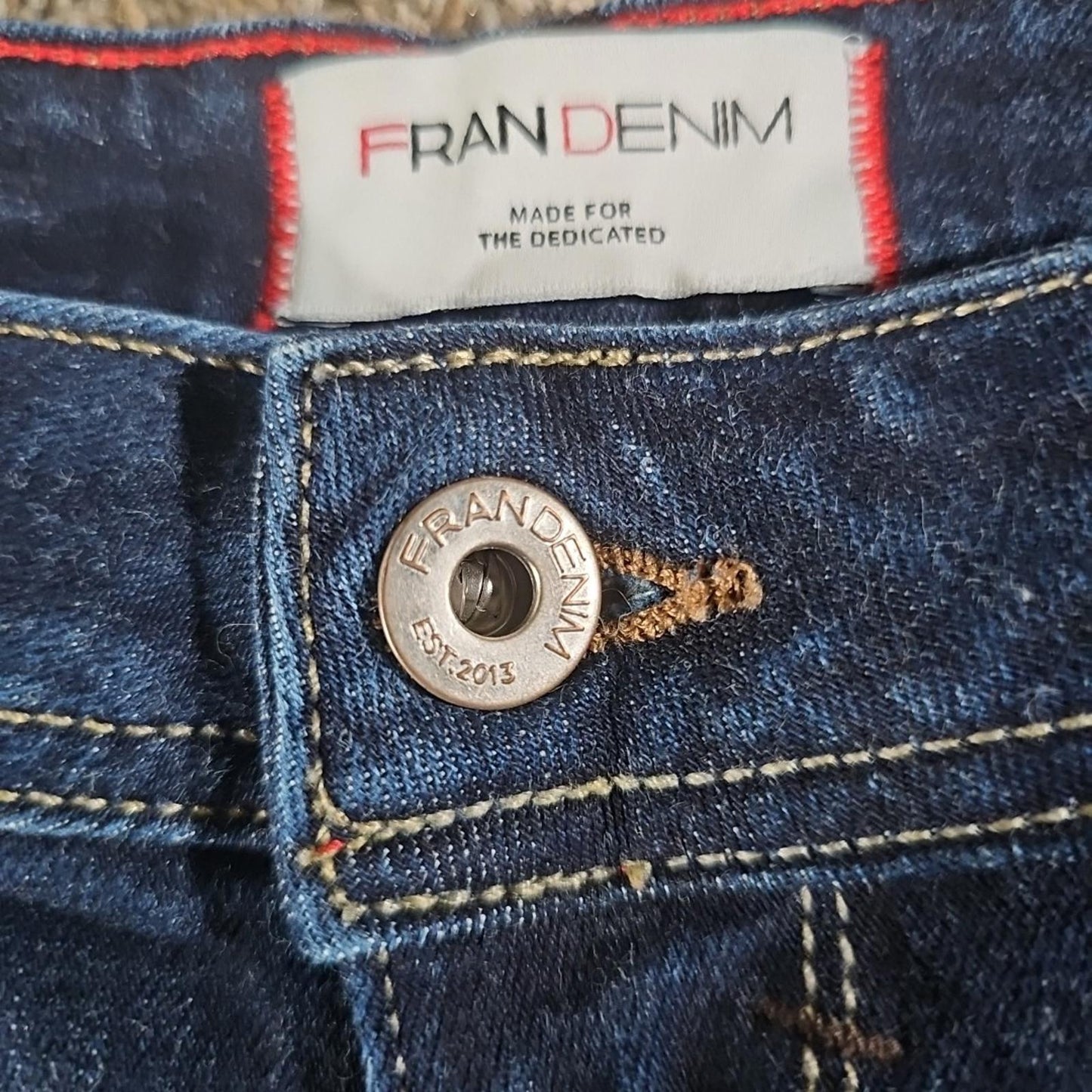 Fran Denim Ruby Sz 30 Cutoff Jean Shorts USA MADE