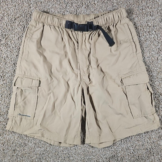 Eddie Bauer EarthTech L Nylon Belted Hiking Shorts