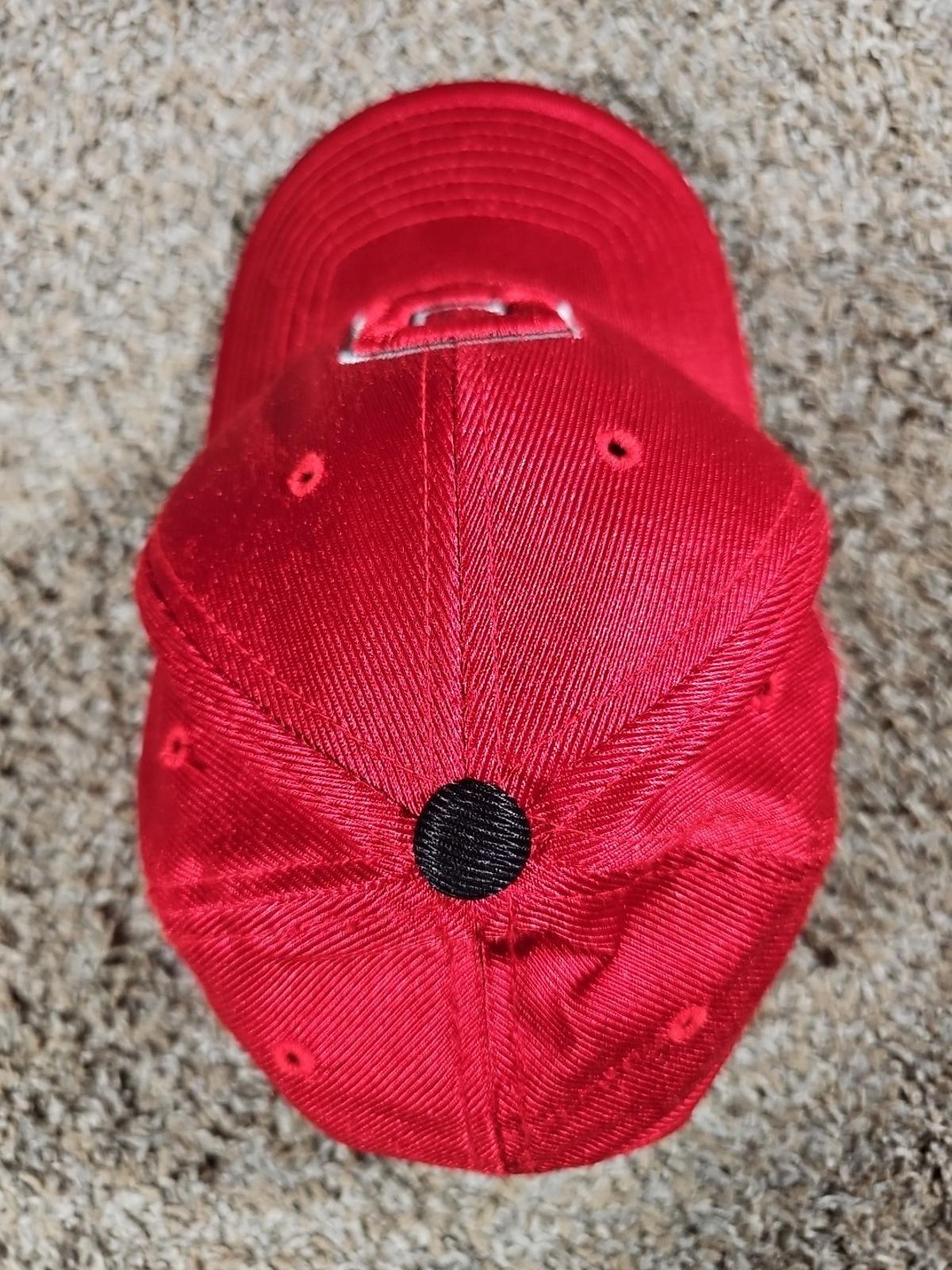 OHIO STATE BUCKEYES Hat Adjustable Strapback Embroidered Red