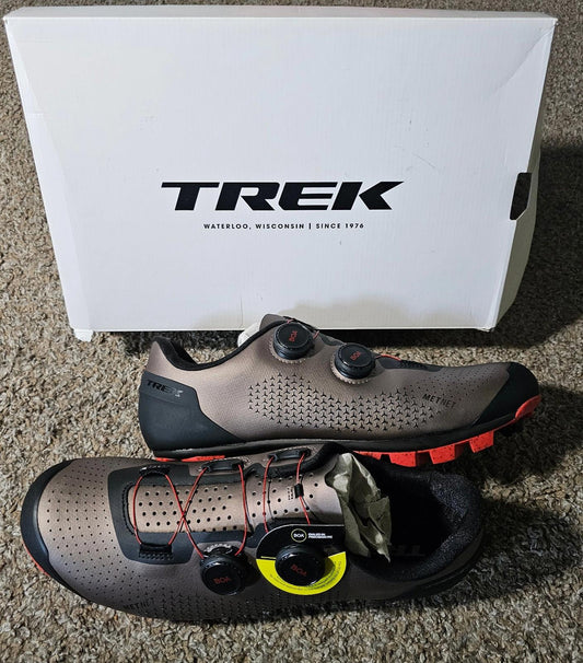 TREK Cambion Bronze Age Mountain Bike Shoe OCLV Carbon MetNet BOA US12 EU45