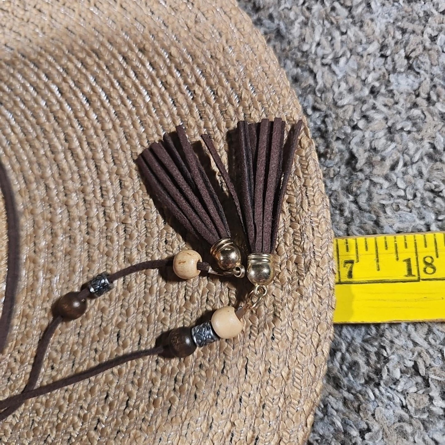 C&G Womens Brown Wide Brim Hat