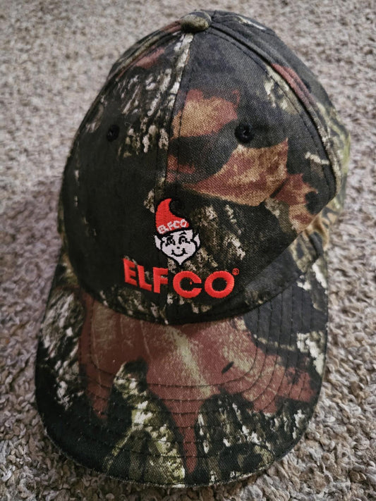 ELFCO Hardware Adjustable Elf Logo Camo Baseball Hat