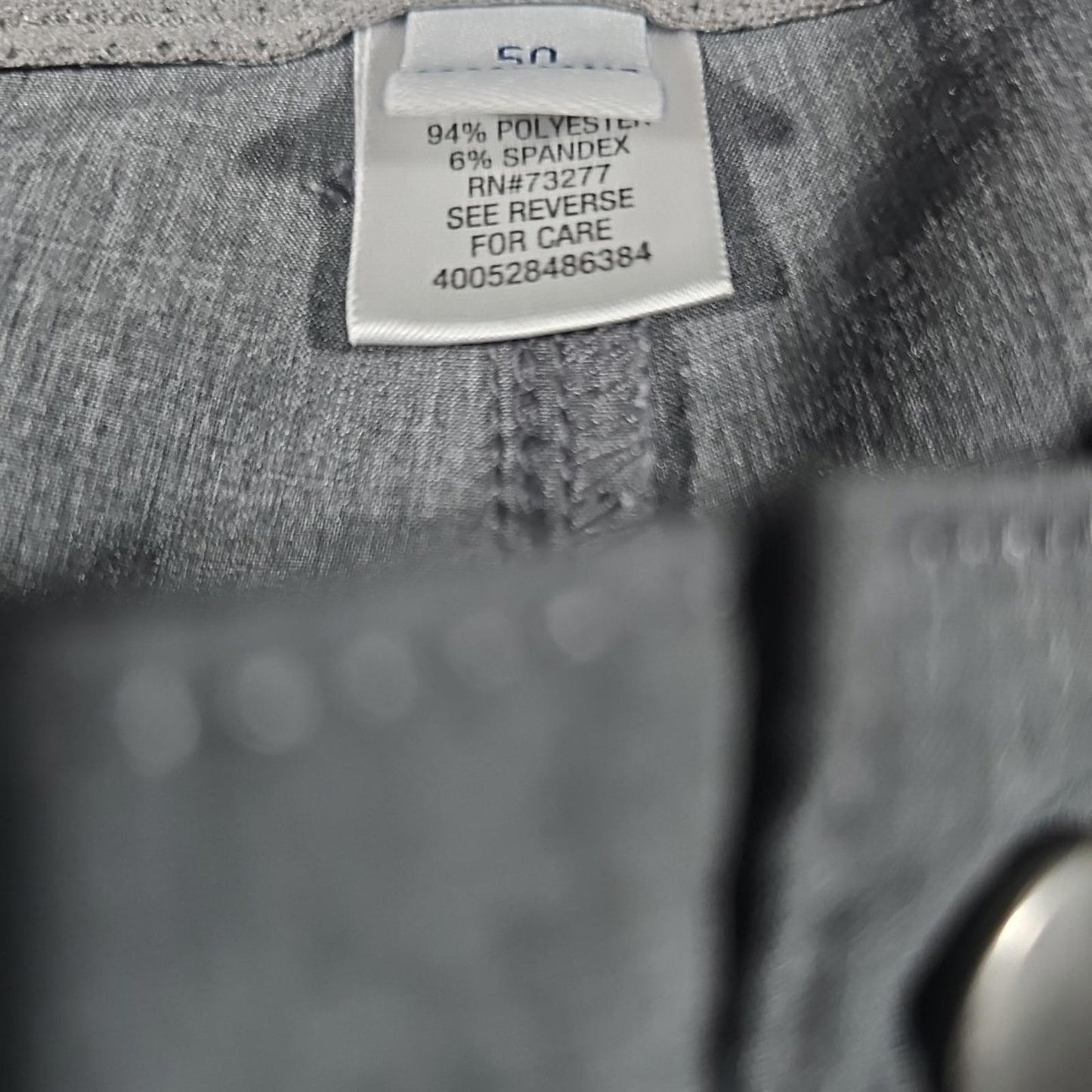 Croft & Barrow Relaxed Stretch Gray Belted Cargo Hiking Shorts Sz 50