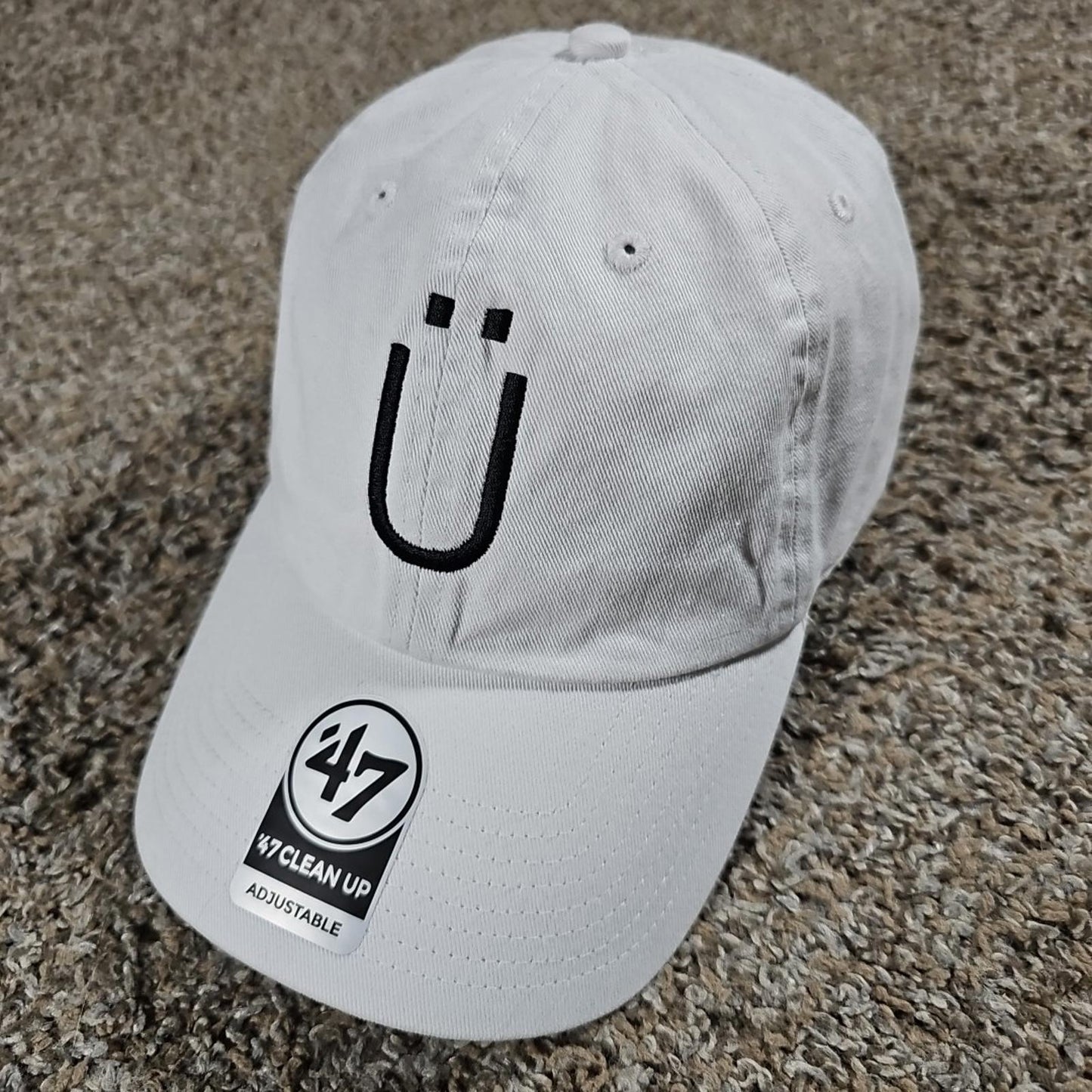 Nütrl Vodka '47 White Baseball Cap Adjustable Strapback