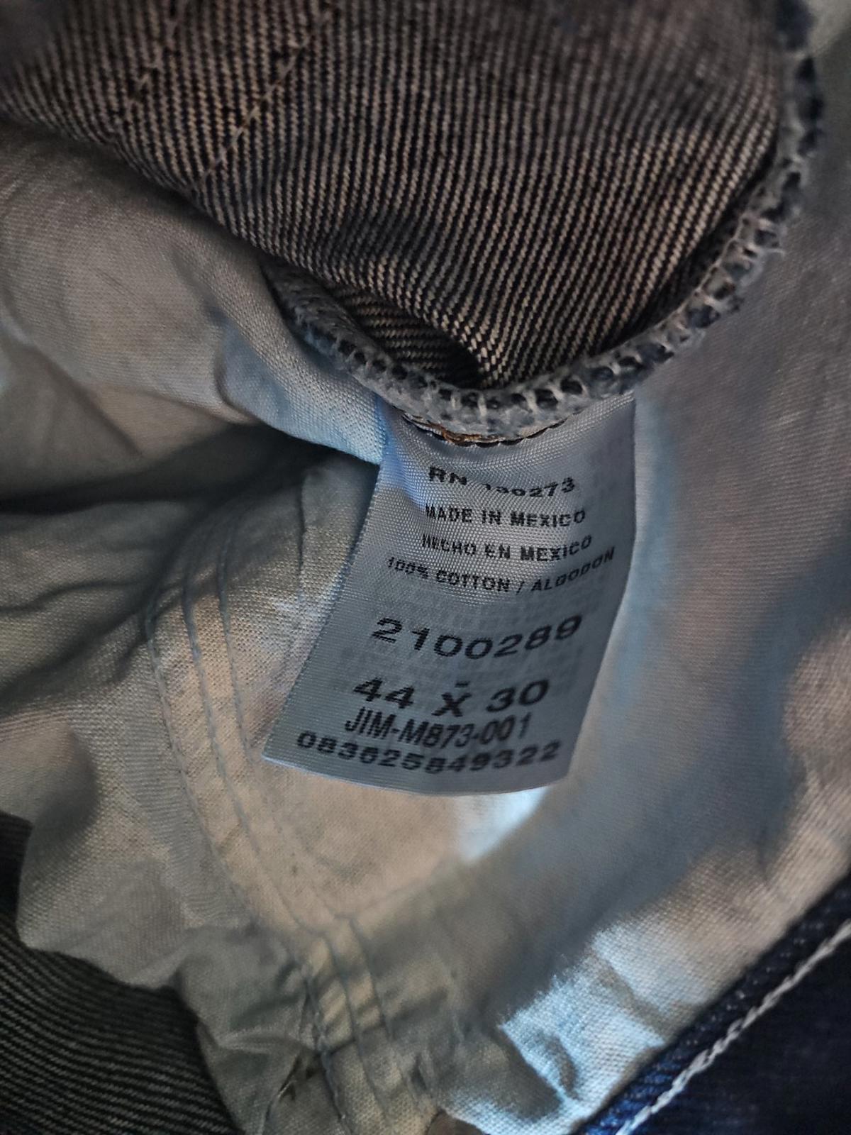 LEE Regular Fit 44x30 Straight Cut Jeans