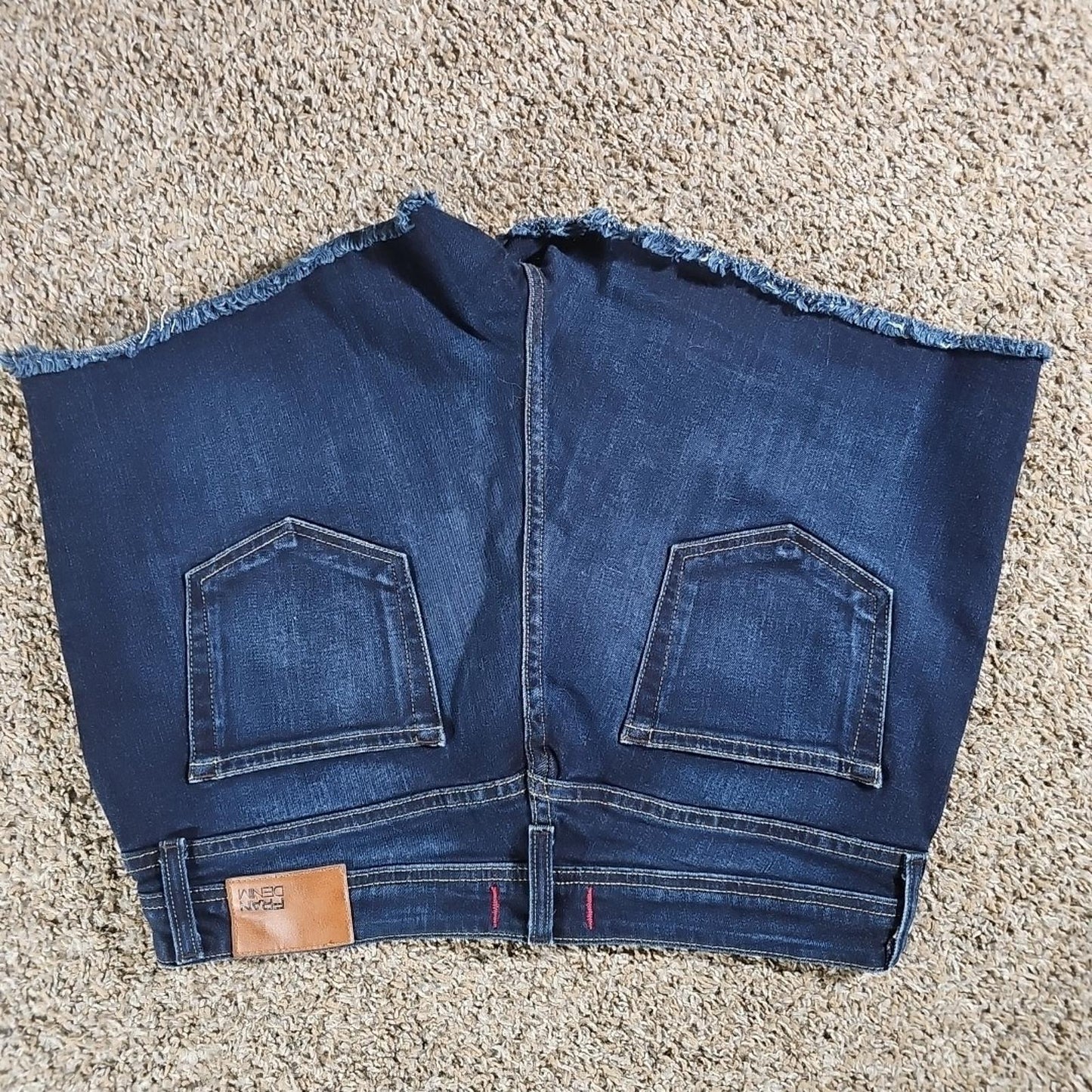 Fran Denim Ruby Sz 30 Cutoff Jean Shorts USA MADE